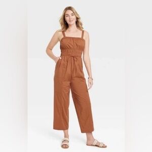 NWT Burnt Orange Jumpsuit